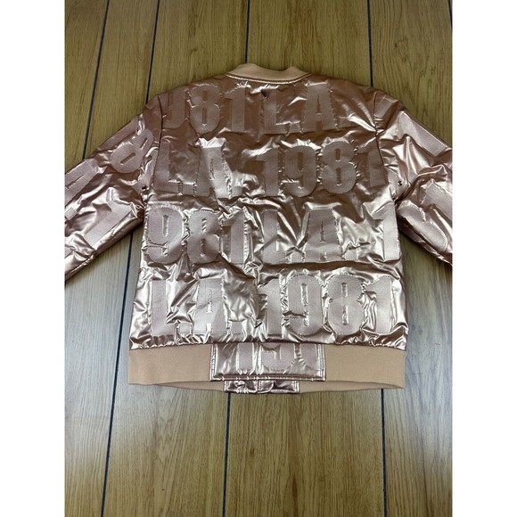 GUESS Girl's puffy , Metallic Copper Size 14 LA 1981 - Picture 10 of 16